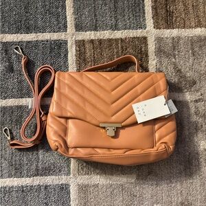 Tan Quilted Women's Bag